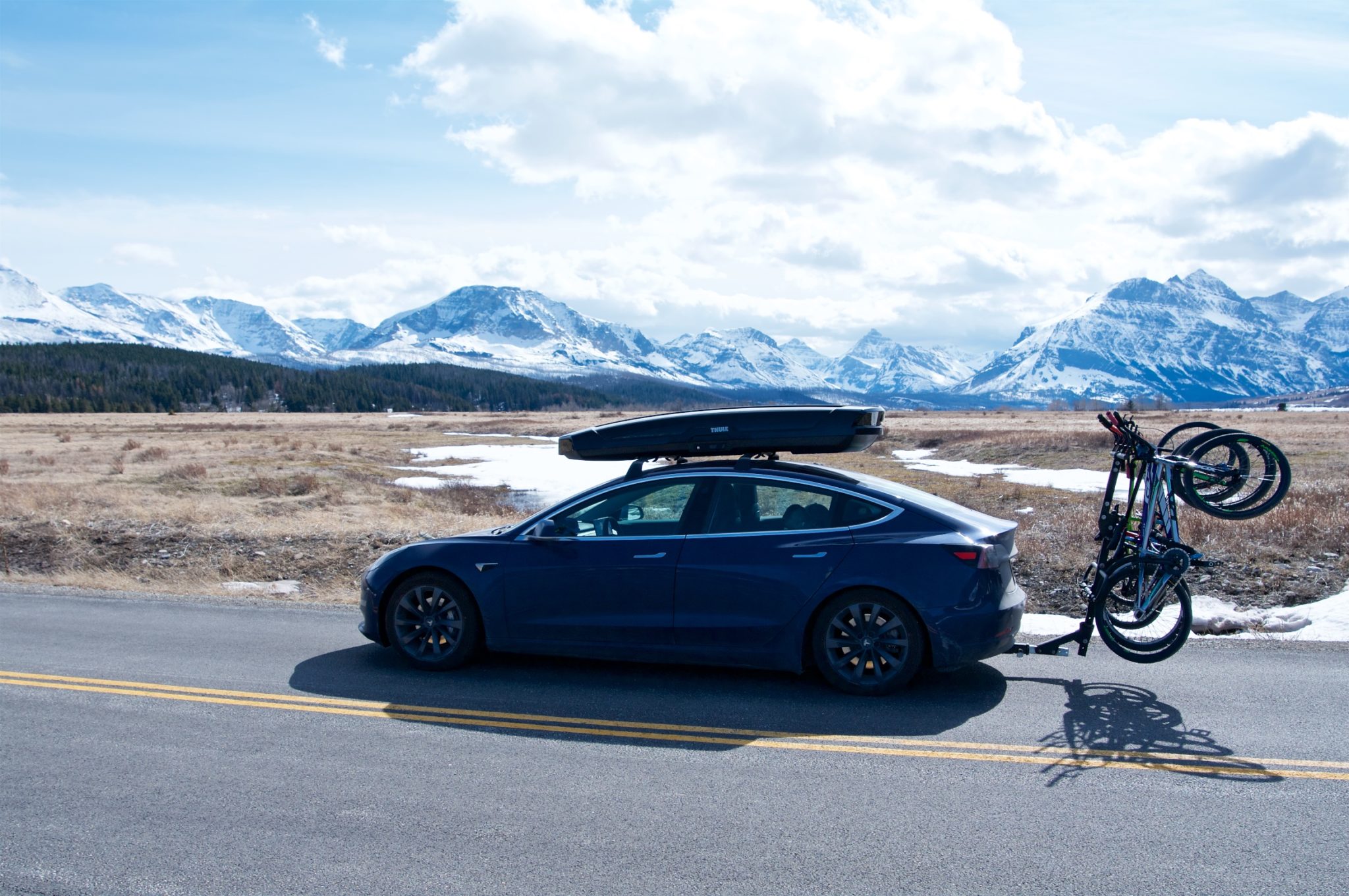 tesla bicycle rack