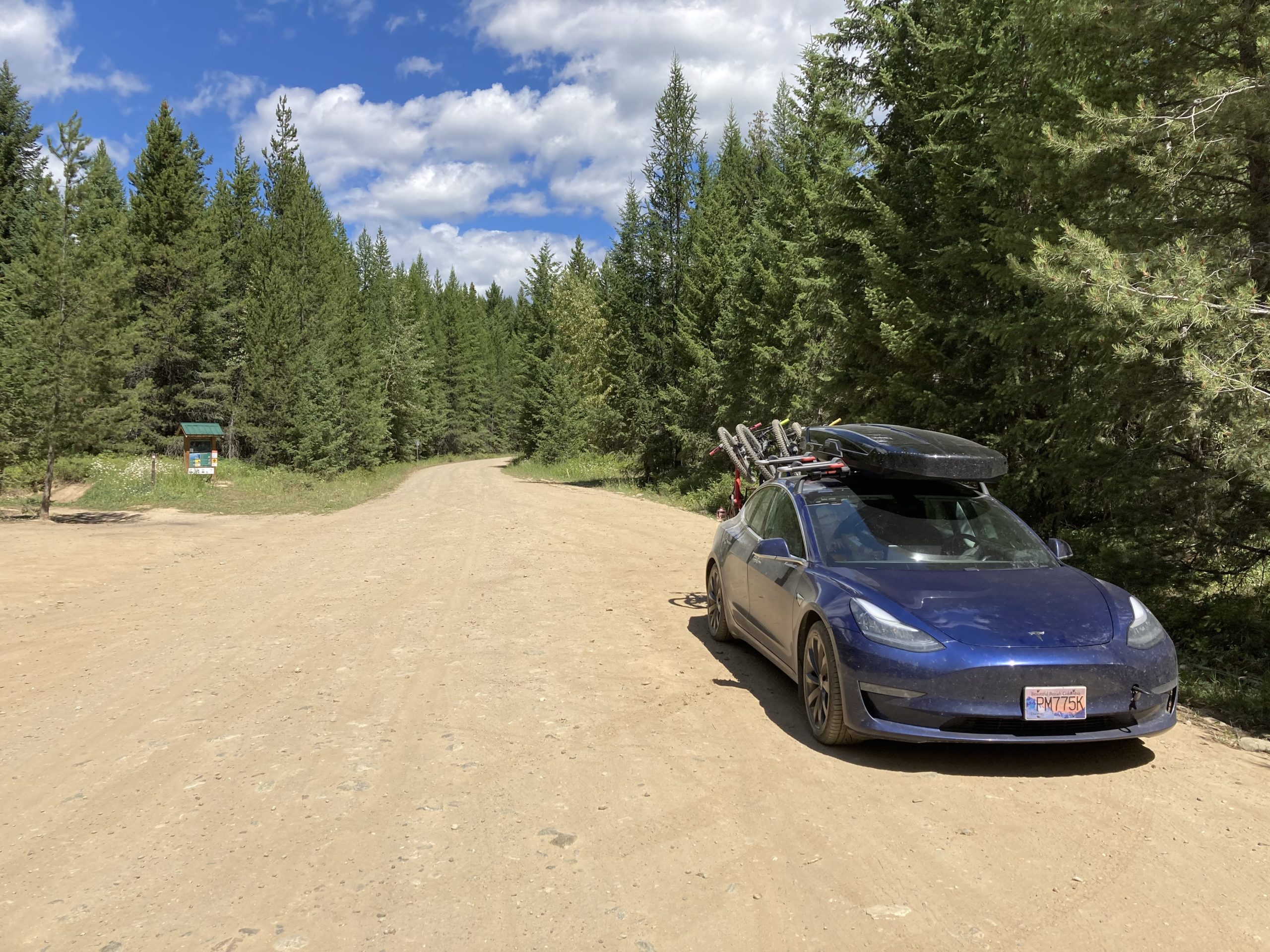 model 3 roof rack bike